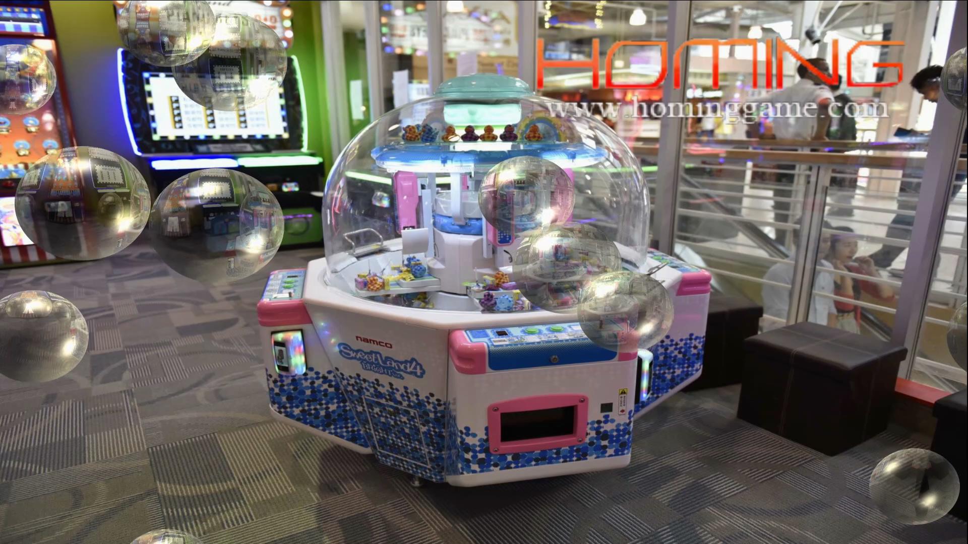 2017 Popular Sweet Land 4 Arcade Candy Redemption Game Machine(������Ʒ��- sales@hominggame.com),sweet land arcade game machine,candy prize machine,prize vending machine,game machine,arcade game machine,coin operated game machine,prize machine,catch candy prize redemption game machine,redemption arcade game machine,kids game machine,slot game machine,coin operated game machine